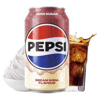 Pepsi Zero Sugar Strawberry & Cream 330 ml